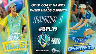 BPL19  Round 1  Hawks v Ospreys [upl. by Fridlund]