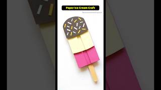 How to make paper ice cream shorts latest trending [upl. by Medea742]