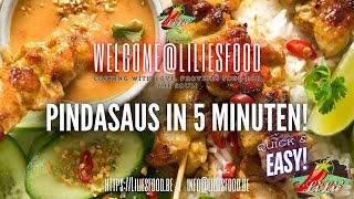 Zelfgemaakte pindasaus Klaar in 5 minuten met ons recept [upl. by Noivaz221]