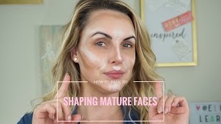 How To Contour amp Highlight for Mature Faces  Basics 101  Elle Leary Artistry [upl. by Bevis]