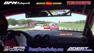 2013 VIR BFG Super Tour Double Majors Spec Miata Race 1 Danny Steyn [upl. by Marie]