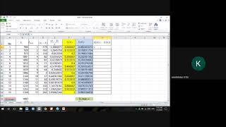 Uji Normalitas Kolmogorov Smirnov cara manual dengan Excel [upl. by Aun871]