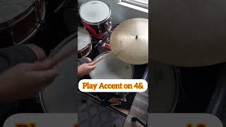 Drum Lesson Swing Variation Ride Cymbal Beat [upl. by Malonis515]