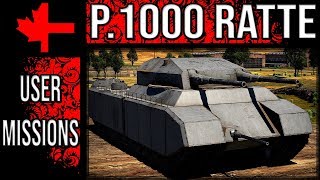 War Thunder  The Landkreuzer P1000 Ratte In Game [upl. by Smallman]