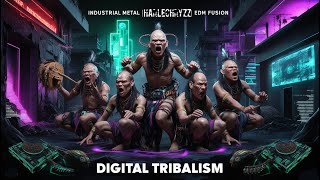 Digital Tribalism  Industrial Metal EDM Fusion  Harlechryzz  📢 Free to Use Music 📢 [upl. by Inimak535]