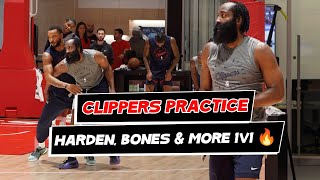 Clippers Practice James Harden Bones Hyland KPJ amp More 1V1 🔥 [upl. by Bor394]