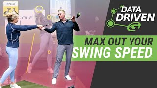 Golf Drill to Maximize Swing Speed hittingbombs [upl. by Submuloc]