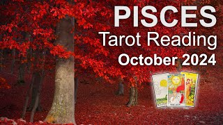 PISCES TAROT READING quotHAPPINESS ON A NEW PATH CHANGE COMES IN QUICKLYquot October 2024 tarotreading [upl. by Dobbins589]