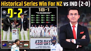 New Zealand becomes the 1st team to win a test series in Indiashubhankarmishraofficial [upl. by Olva]