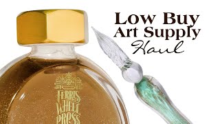 Low Buy Art Supply Haul [upl. by Elyag]