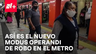 Usuarios del Metro CDMX denuncian nuevo modus operandi de robo  Despierta [upl. by Gish]