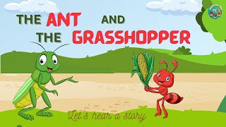 THE ANT AND THE GRASSHOPPER  Moral story for children [upl. by Ayian906]