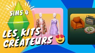 On découvre les kits créateurs 😍 SIMS 4 [upl. by Fakieh]