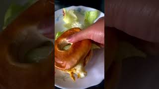 bagel sandwich everyone shortvideo [upl. by Razec]