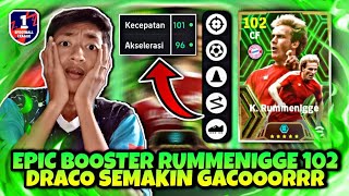 RUMMENIGGE 102 ❗ RACIKAN amp GAMEPLAY TERBAIK EPIC BOOSTER RUMMENIGGE DIDIVISI 1 EFOOTBALL MOBILE 2024 [upl. by Eanore]