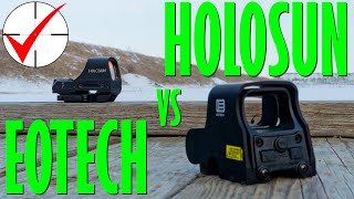 Holosun HS510C vs EOTech EXPS3 with Night Vision [upl. by Dud]