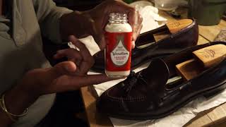 Shell Cordovan Shoe Shine Maintenance [upl. by Nylatsirhc]