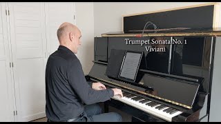 Viviani Trumpet Sonata No 1  C Major  play along  accompaniment [upl. by Sibie770]