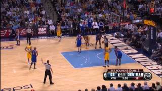 warriors  nuggets game 2 part THREEyes 3 42313 [upl. by Synn281]