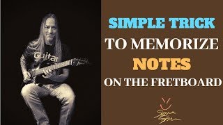 A Simple Trick To Memorize Notes On The Fretboard  GuitarZoomcom  Steve Stine [upl. by Kissiah162]