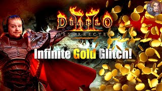 Diablo II Resurrected  Infinite Gold Glitch Super Easy [upl. by Brannon353]