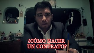 ¿Cómo hacer un contrato  Ramses Sevilla  Juristas Mexicanos [upl. by Odnalor]