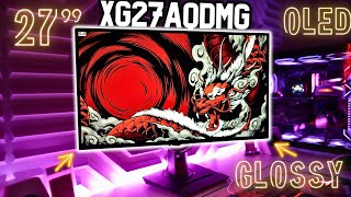 27inch ASUS ROG STRIX Glossy OLED XG27AQDMG  Unboxing First Impressions amp 1440P 240Hz Gameplay 🔥 [upl. by Wakeen]