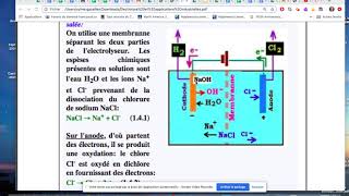 Chimie 30  Production déléments électrolyse de NaCl [upl. by Ahoufe926]