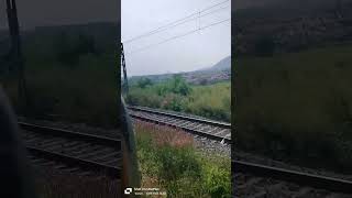 Near Duvvada onboard Bhubaneswar KSR Bengaluru City Prashanti Express duvvada train shorts [upl. by Tila]