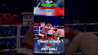 Walki Freakowych Zawodników W Minutę 5  Adamek VS Abell shorts famemma cloutmma adamek [upl. by Ahsyia]