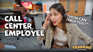 Being a Call Center Employee in the Philippines Be Like  TRABAHO [upl. by Yoc]