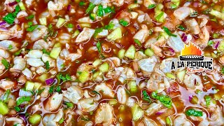 Ceviche de camarón cocido y curtido😋  Cocinando A la Periqué [upl. by Ateiram]