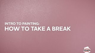 Glidden Paint  How To Take a Break [upl. by Aiekan]