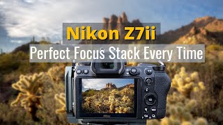 Complete Guide to Nikon Z7ii Focus StackFocus Shift for Landscape Photography [upl. by Sukram]