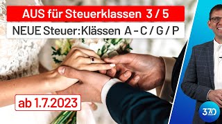 Zum 1 APRIL 🤣 AUS für die Steuerklassen 3 und 5 Änderungen für Ehegatten Ehegattensplitting [upl. by Milore441]