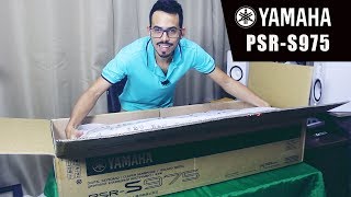 Teclado Yamaha PSRS975775  Unboxing e Review [upl. by Attela]