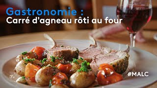 Gastronomie  carré dagneau rôti au four [upl. by Laidlaw]