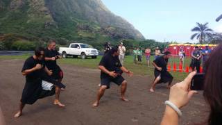 Ai Haa Protocol makahiki challenge 2016 kualoa [upl. by Rednasxela]