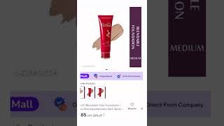 All skin type foundation at affordable rangemeesho fashion onlineshopping beauty makeup [upl. by Adnilreh]