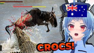 Are Crocodilians OP Australian Vtuber says YES  TierZoo Reacts [upl. by Ailahs]