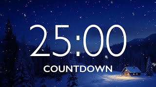 25 Minute Timer with Relaxing Music and Alarm 🎵⏰ [upl. by Nerag]