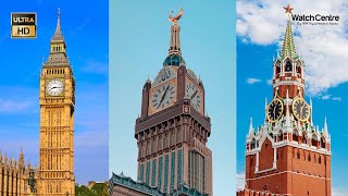 Top 10 Iconic Clock Towers in the World  Watch Centre Unboxing Reviews [upl. by Corbin]