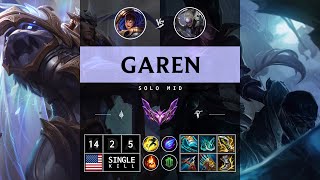 Garen Mid vs Diana  NA Master Patch 1413 [upl. by Faber]