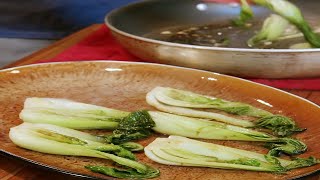 How to Cook Baby Bok Choy Stir Fry with Garlic and Ginger recipe cooking [upl. by Ahsikel]