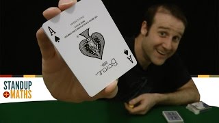 Quick Mathematical Card Trick [upl. by Enilrae]