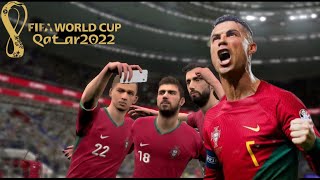 e football  Portugal Vs Costa Rica World Cup Match Gameplay [upl. by Tench]