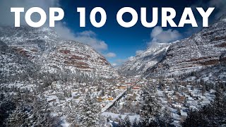 TOP 10 PLACES TO VISIT IN OURAY COLORADO [upl. by Analram]