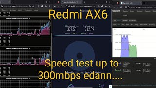 Speed test myrepublic  biznet Redmi AX6 Openwrt Load balance [upl. by Archie]