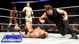 Sheamus Randy Orton amp Kofi Kingston vs The Shield SmackDown May 24 2013 [upl. by Savina]