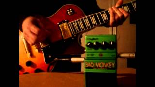 Bad Monkey tube overdrive pedal versus Boss DS1 distortion guitar pedal [upl. by Leoline685]